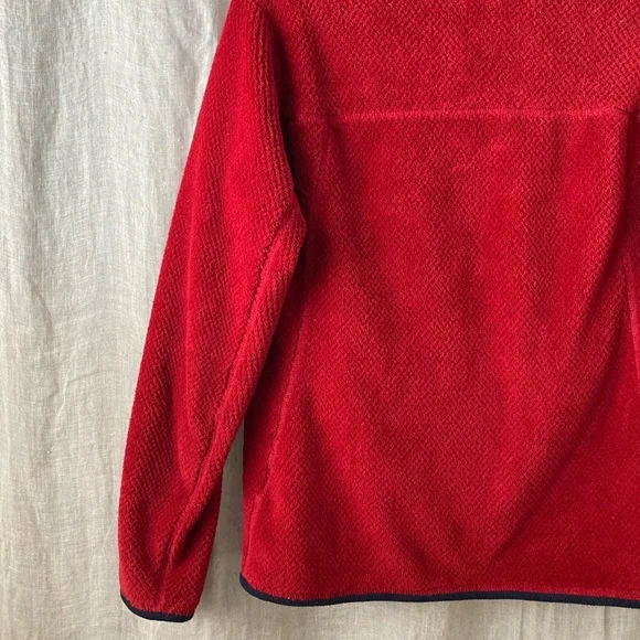 Patagonia sz M red polartec fleece - Picture 8 of 9